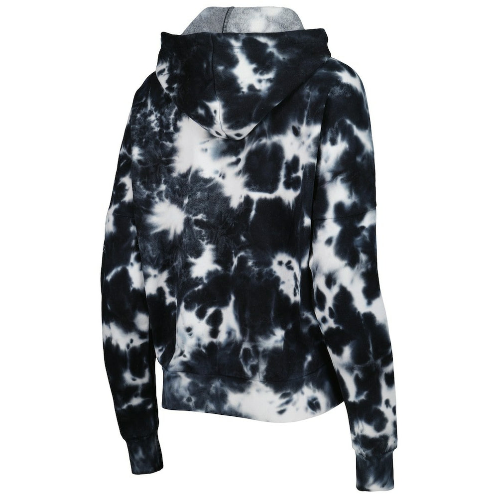 Las Vegas Raiders New Era Women's Cloud Dye Fleece Pullover Hoodie Black - NFL