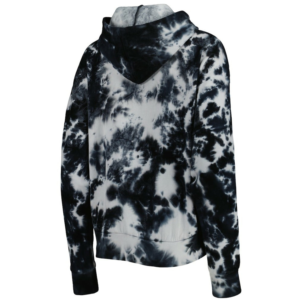 New Orleans Saints New Era Women's Cloud Dye Fleece Pullover Hoodie Black - NFL