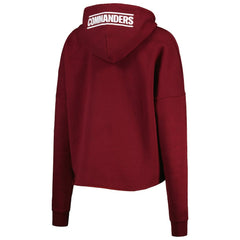 Washington Commanders New Era Women's Foil Sleeve Pullover Hoodie Burgundy - NFL
