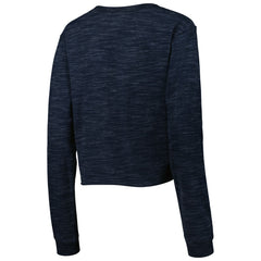 Tennessee Titans New Era Women's Crop Long Sleeve T-Shirt Navy - NFL