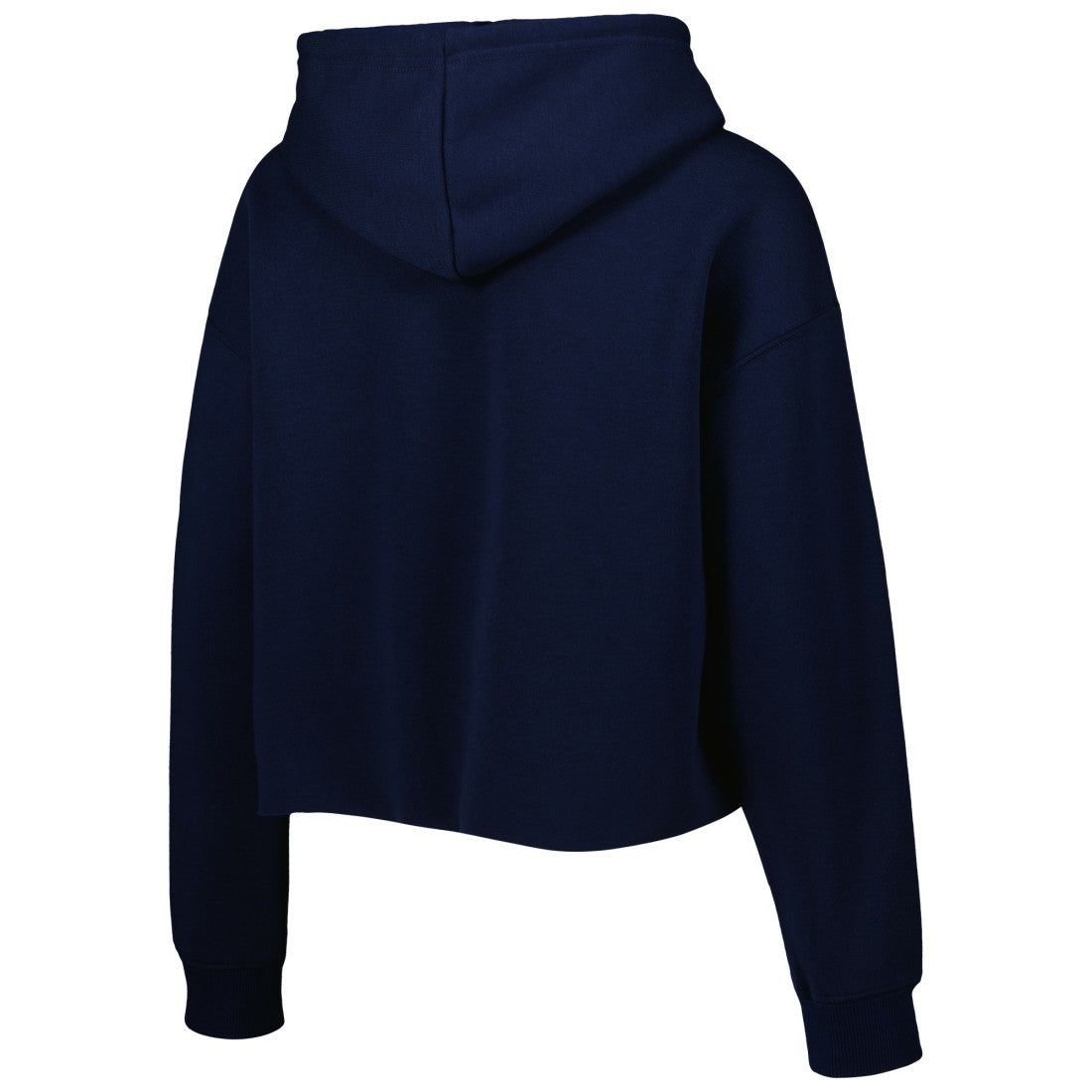 Tennessee Titans Cuce Women's Crystal Logo Cropped Pullover Hoodie Navy - NFL