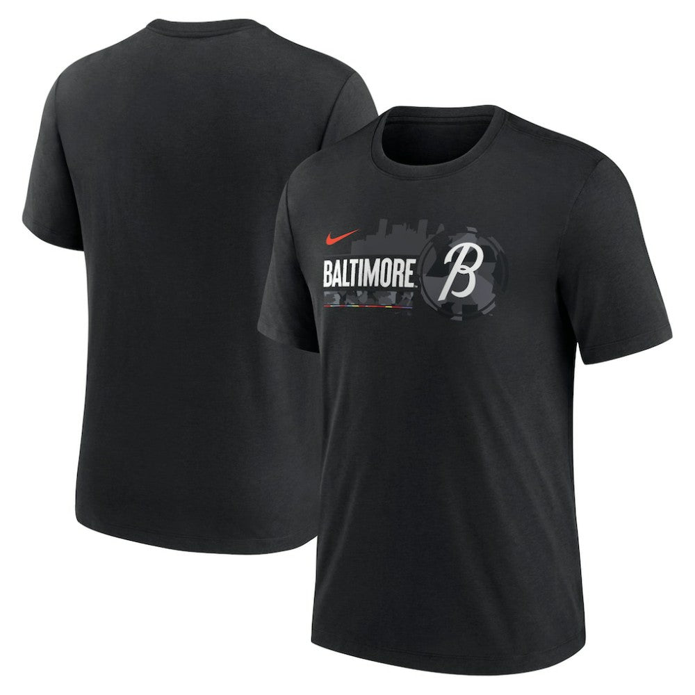 Baltimore Orioles Nike City Connect Tri-Blend T-Shirt discount