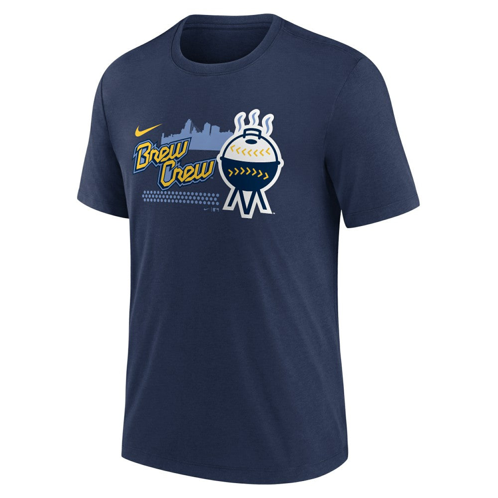Milwaukee Brewers Nike City Connect Tri-Blend T-Shirt Lifestyle