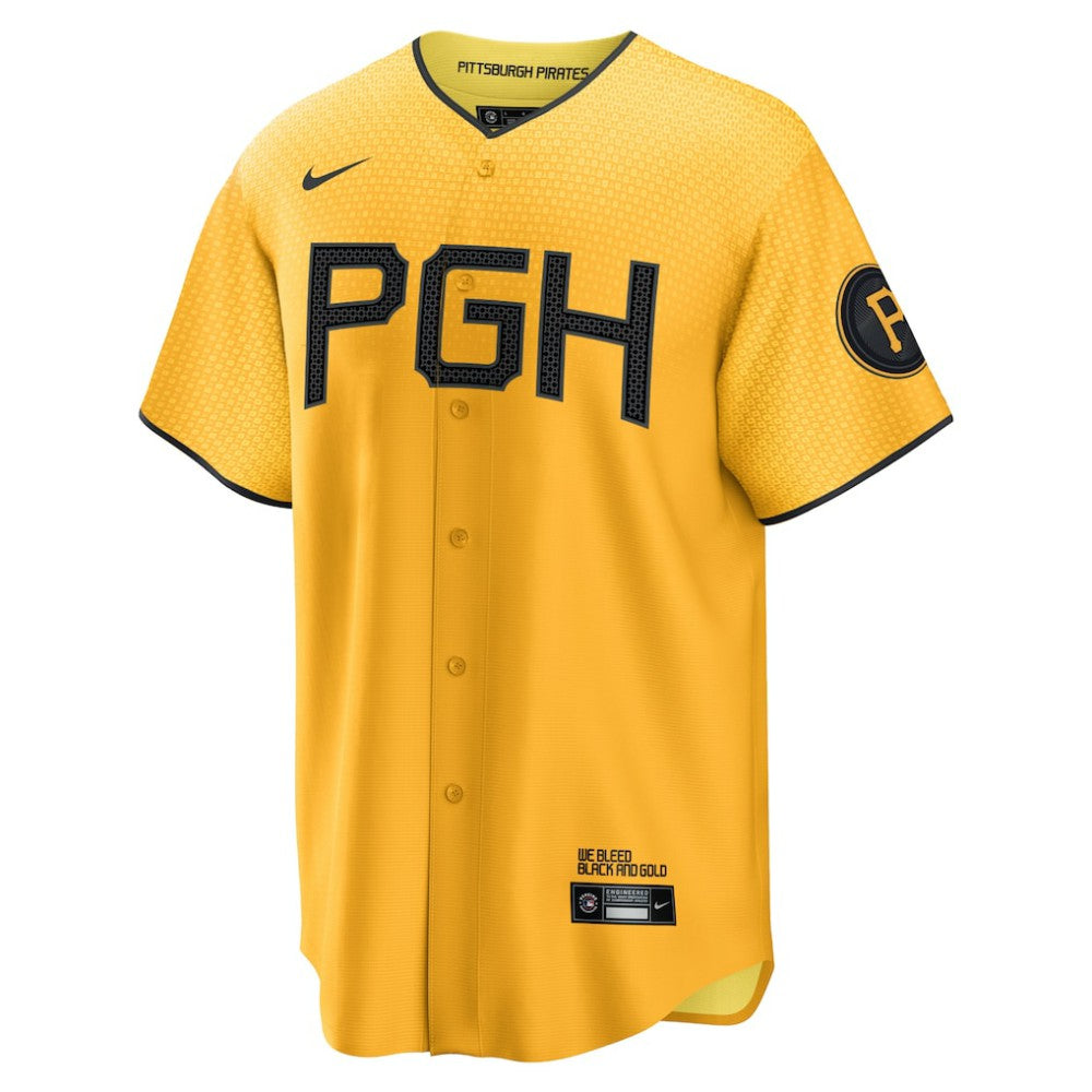 Bryan Reynolds Pittsburgh Pirates Nike City Connect Replica Player Jersey discount