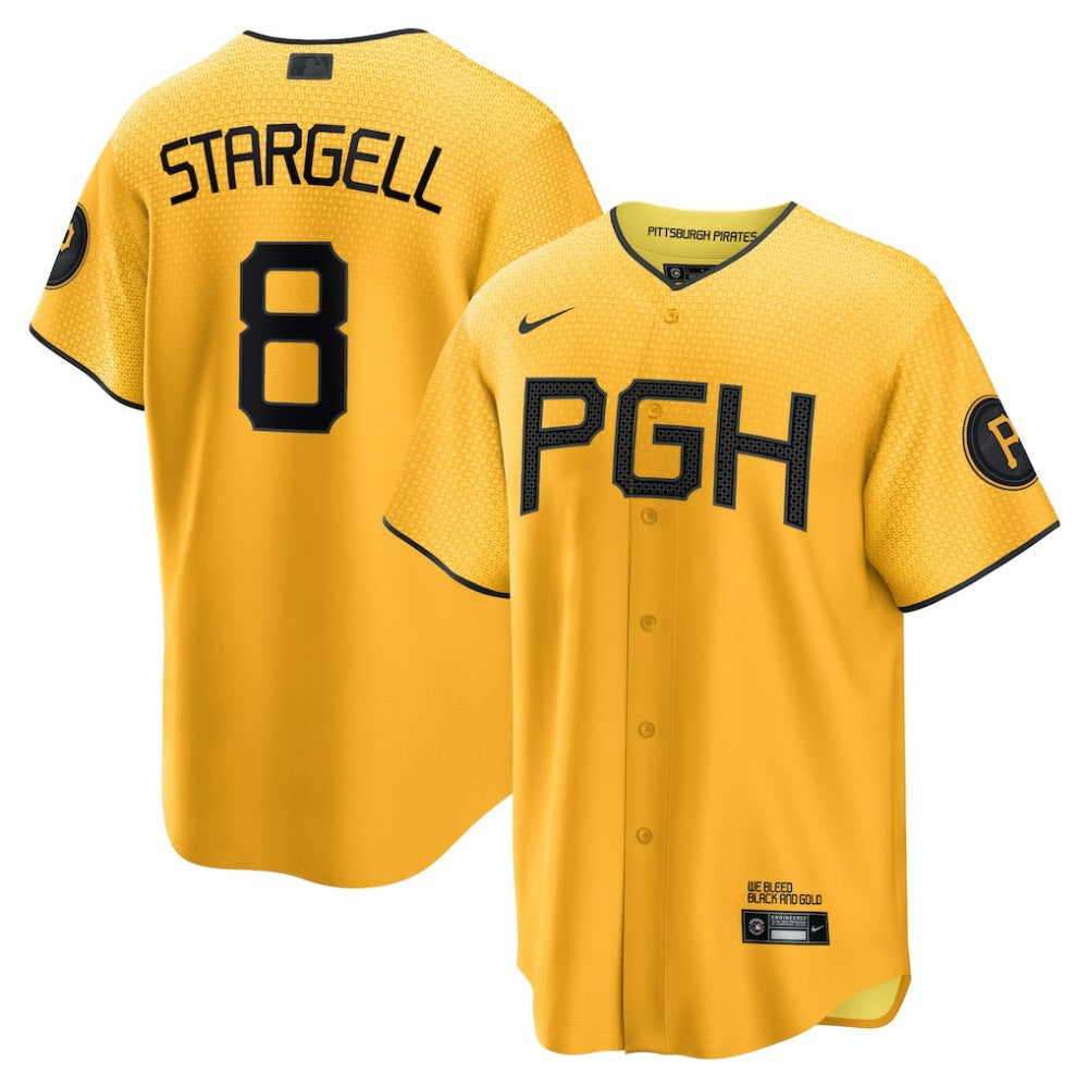 Willie Stargell Pittsburgh Pirates Nike City Connect Replica Player Jersey Sale