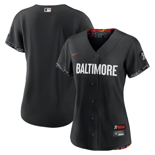 Baltimore Orioles Nike Women's City Connect Replica Jersey - Black | MLB Jerseys