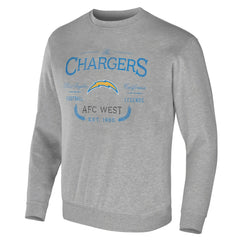 Los Angeles Chargers NFL x Darius Rucker Collection Pullover Sweatshirt Heather Gray - Fanatics