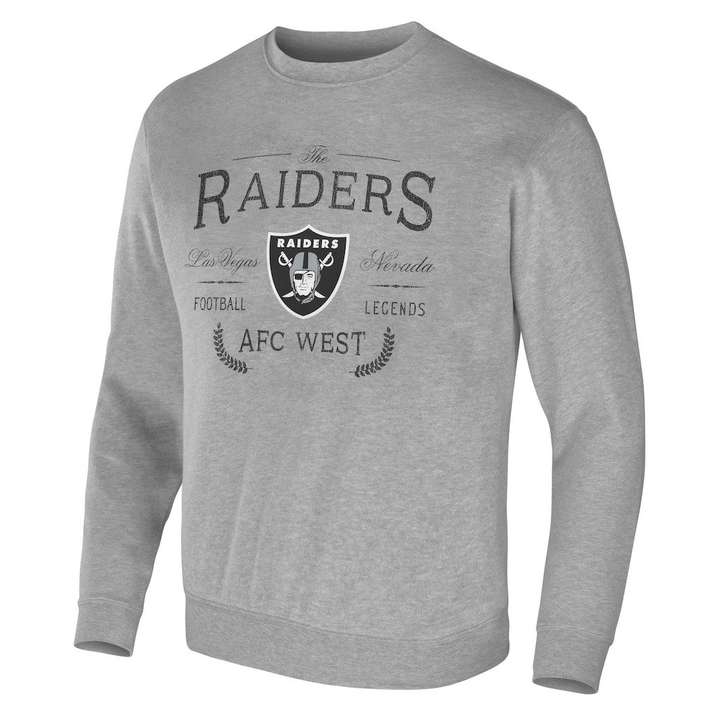 Las Vegas Raiders NFL x Darius Rucker Collection Pullover Sweatshirt Heather Gray - Fanatics
