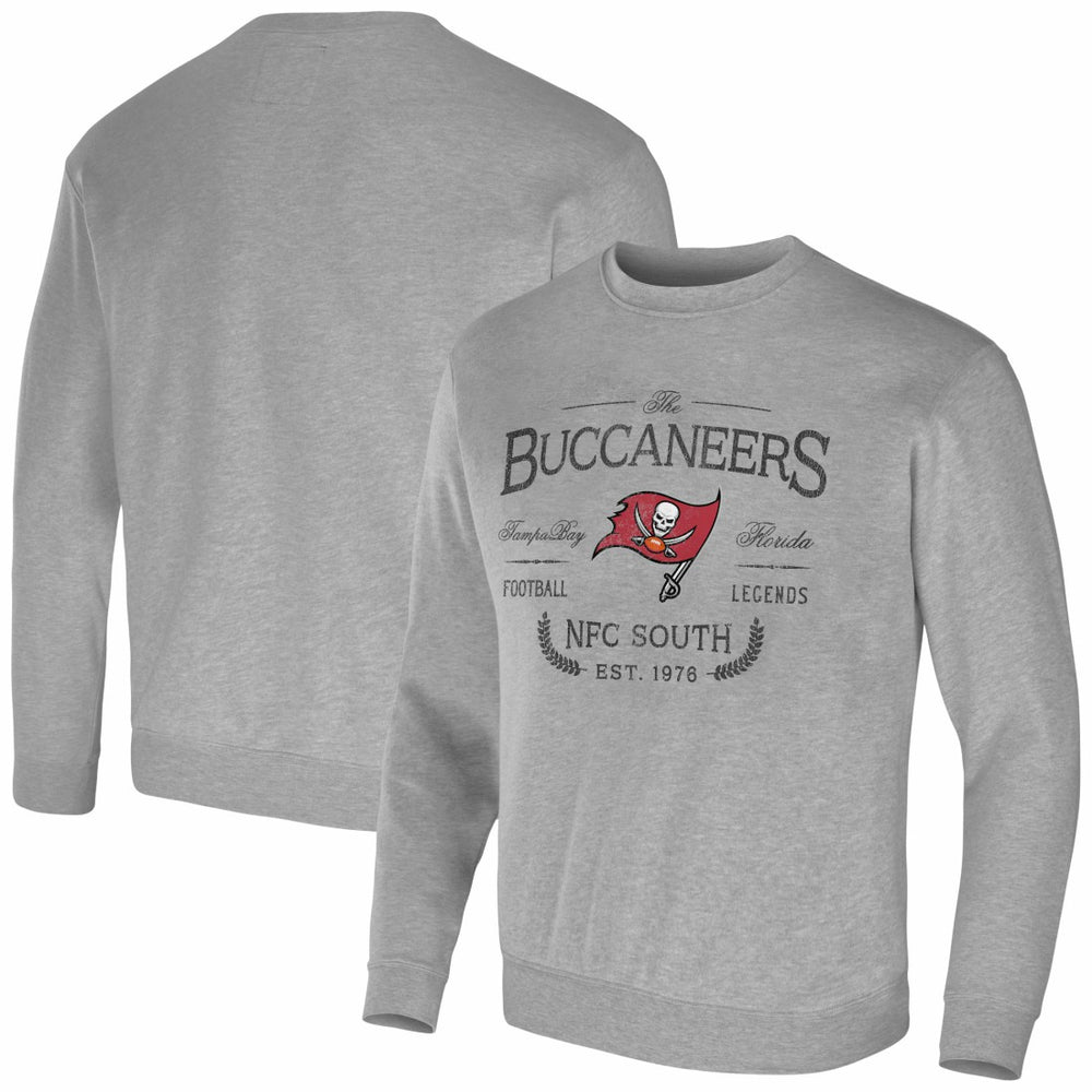 Tampa Bay Buccaneers NFL x Darius Rucker Collection Pullover Sweatshirt Heather Gray - Fanatics