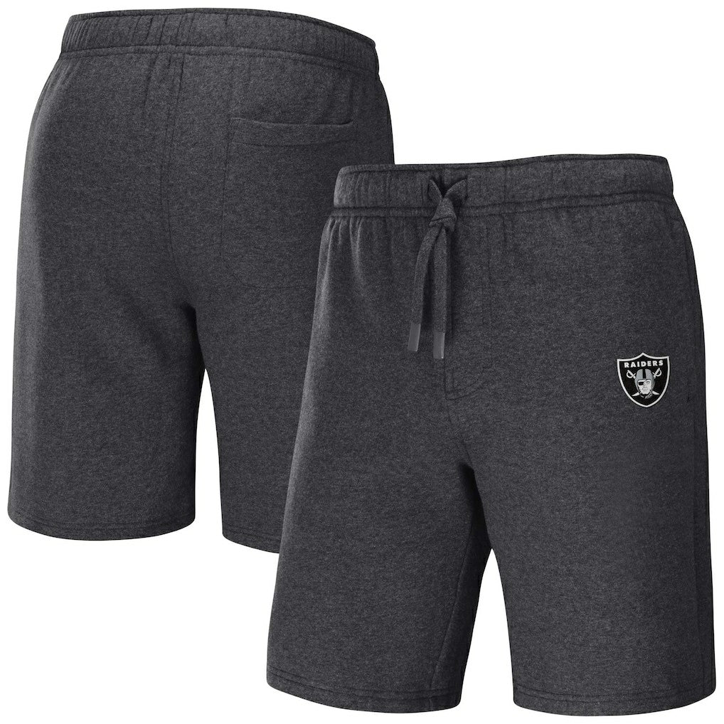 Las Vegas Raiders NFL x Darius Rucker Collection Logo Shorts Heather Charcoal - Fanatics