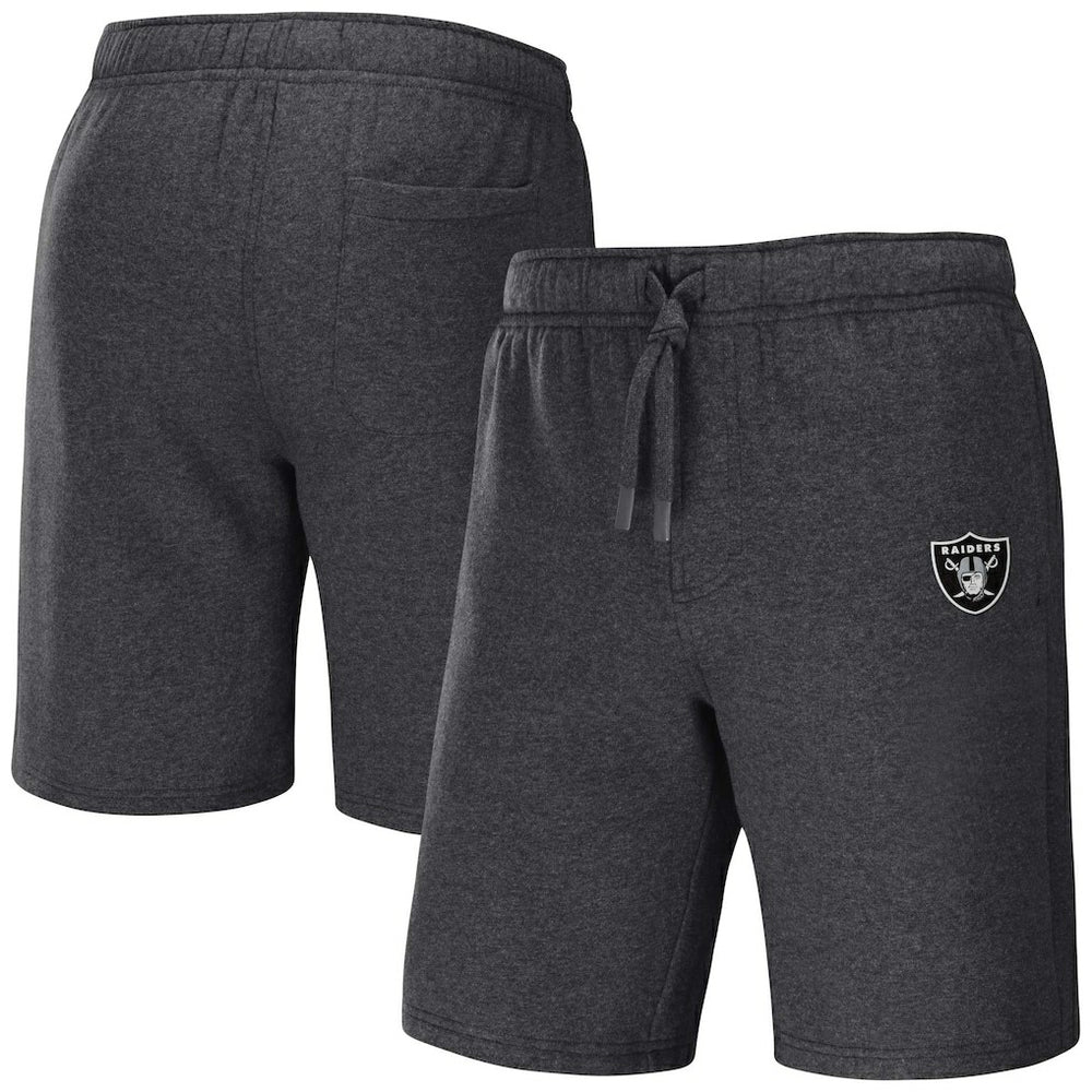 Las Vegas Raiders NFL x Darius Rucker Collection Logo Shorts Heather Charcoal - Fanatics