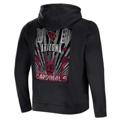 Arizona Cardinals NFL x Darius Rucker Collection Rocker Full-Zip Hoodie Black - Fanatics