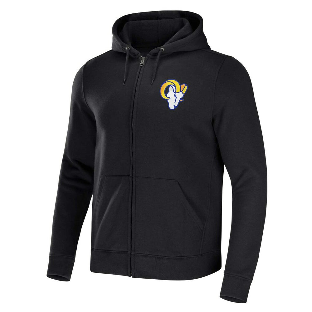 Los Angeles Rams NFL x Darius Rucker Collection Rocker Full-Zip Hoodie Black - Fanatics