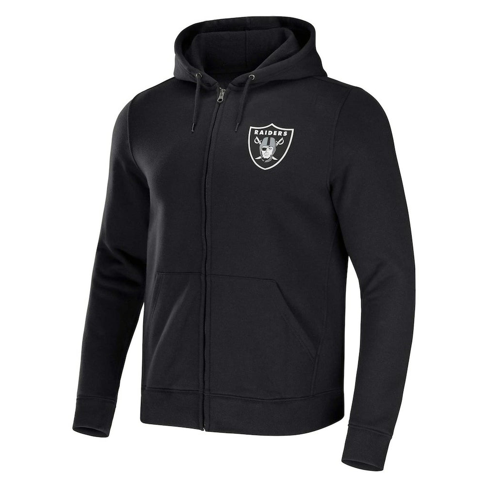 Las Vegas Raiders NFL x Darius Rucker Collection Rocker Full-Zip Hoodie Black - Fanatics