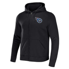 Tennessee Titans NFL x Darius Rucker Collection Rocker Full-Zip Hoodie Black - Fanatics