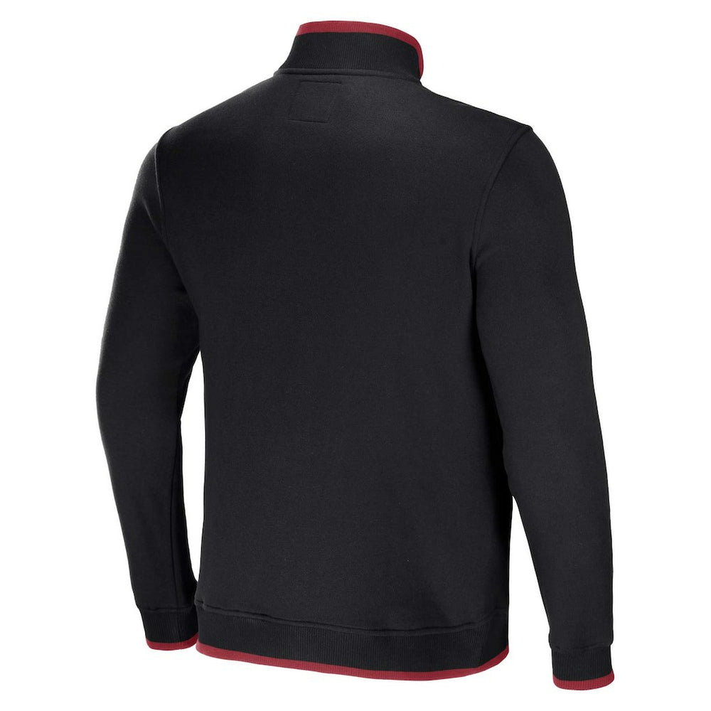 Arizona Cardinals NFL x Darius Rucker Collection Logo Quarter-Zip Top Black - Fanatics
