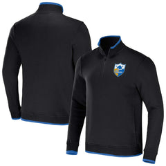 Los Angeles Chargers NFL x Darius Rucker Collection Logo Quarter-Zip Top Black - Fanatics