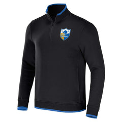 Los Angeles Chargers NFL x Darius Rucker Collection Logo Quarter-Zip Top Black - Fanatics