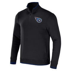 Tennessee Titans NFL x Darius Rucker Collection Logo Quarter-Zip Top Black - Fanatics