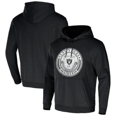 Las Vegas Raiders NFL x Darius Rucker Collection Washed Pullover Hoodie Black - Fanatics