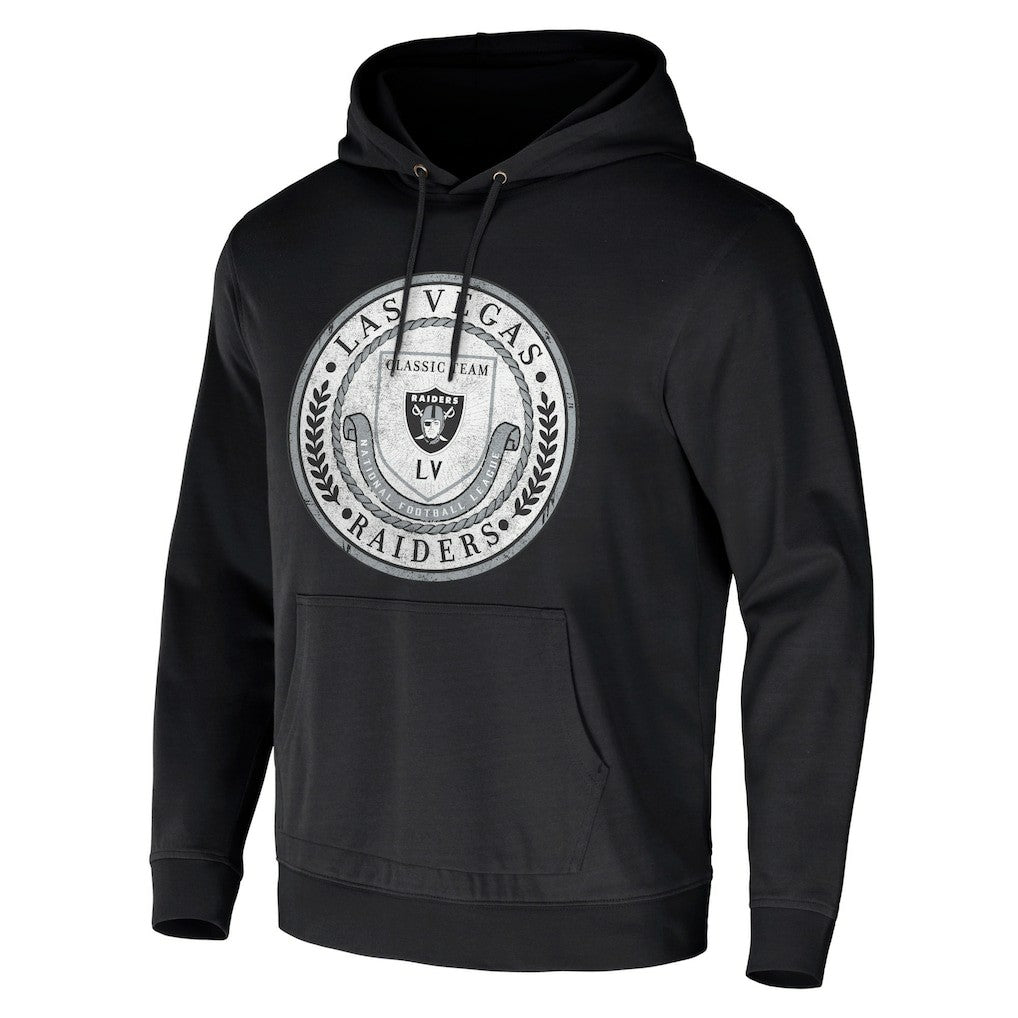 Las Vegas Raiders NFL x Darius Rucker Collection Washed Pullover Hoodie Black - Fanatics