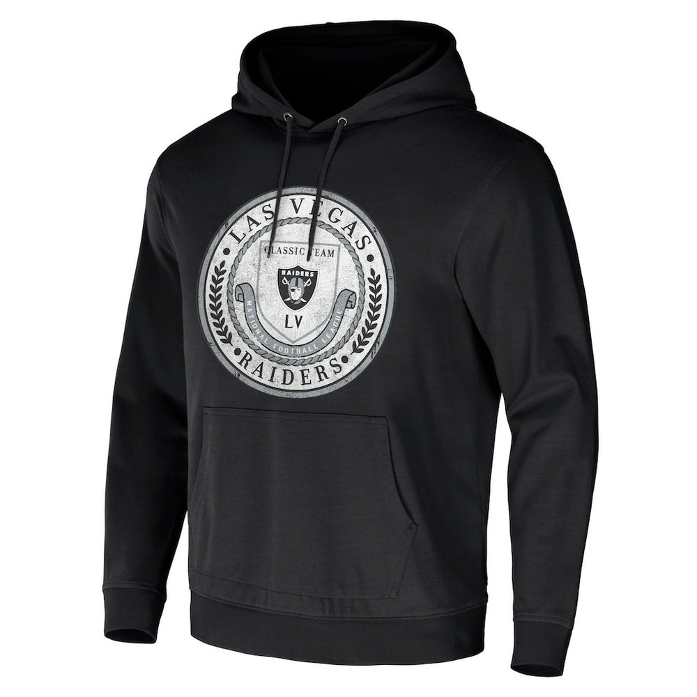Las Vegas Raiders NFL x Darius Rucker Collection Washed Pullover Hoodie Black - Fanatics