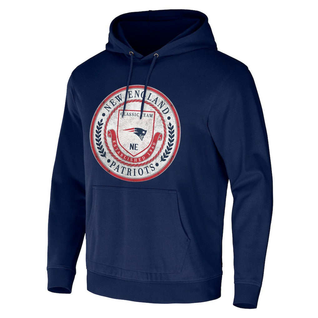 New England Patriots NFL x Darius Rucker Collection Washed Pullover Hoodie Navy - Fanatics