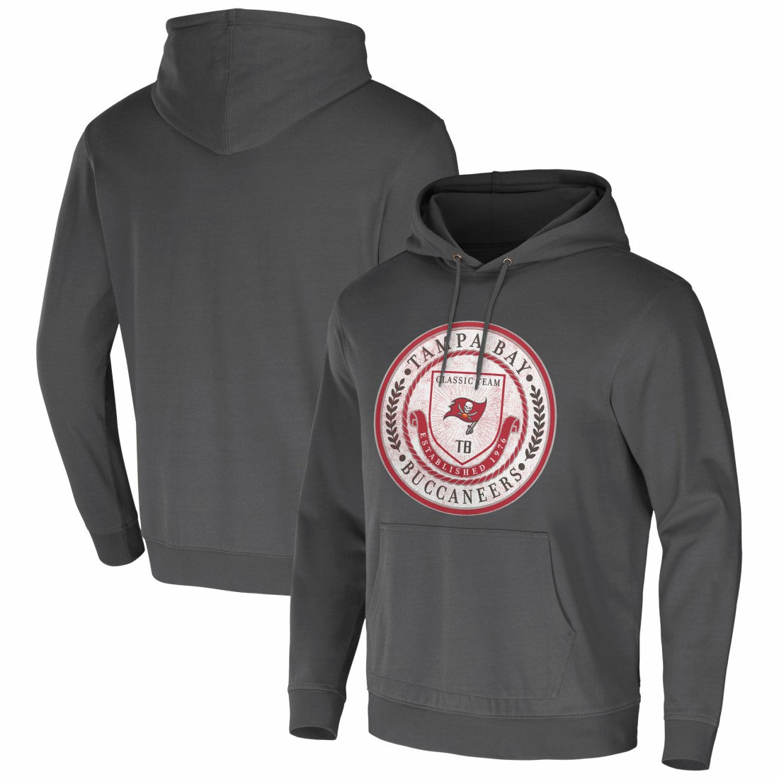 Tampa Bay Buccaneers NFL x Darius Rucker Collection Washed Pullover Hoodie Charcoal - Fanatics