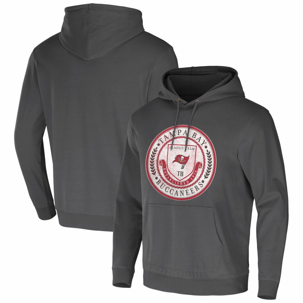 Tampa Bay Buccaneers NFL x Darius Rucker Collection Washed Pullover Hoodie Charcoal - Fanatics
