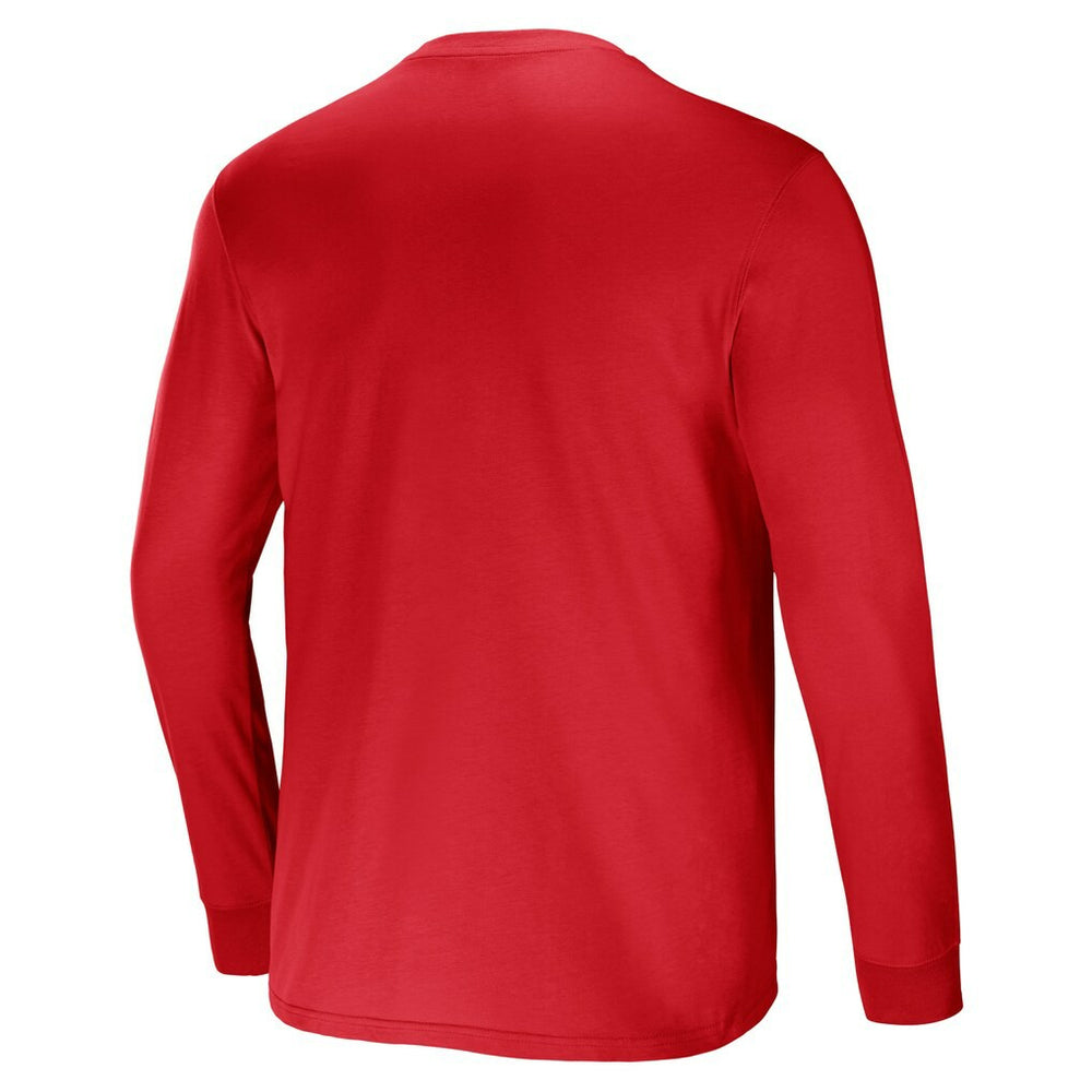 Atlanta Falcons NFL x Darius Rucker Collection Team Long Sleeve Pocket T-Shirt Red - Fanatics