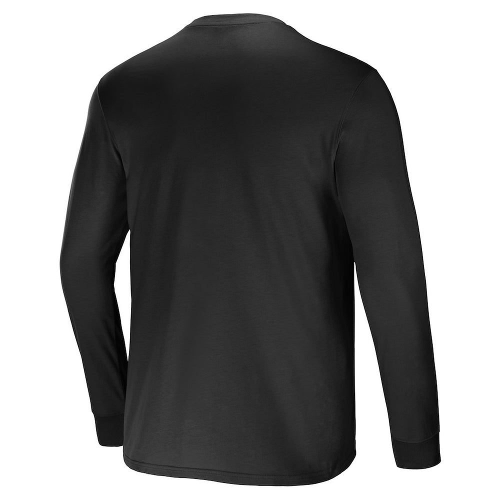 Carolina Panthers NFL x Darius Rucker Collection Team Long Sleeve Pocket T-Shirt Black - Fanatics