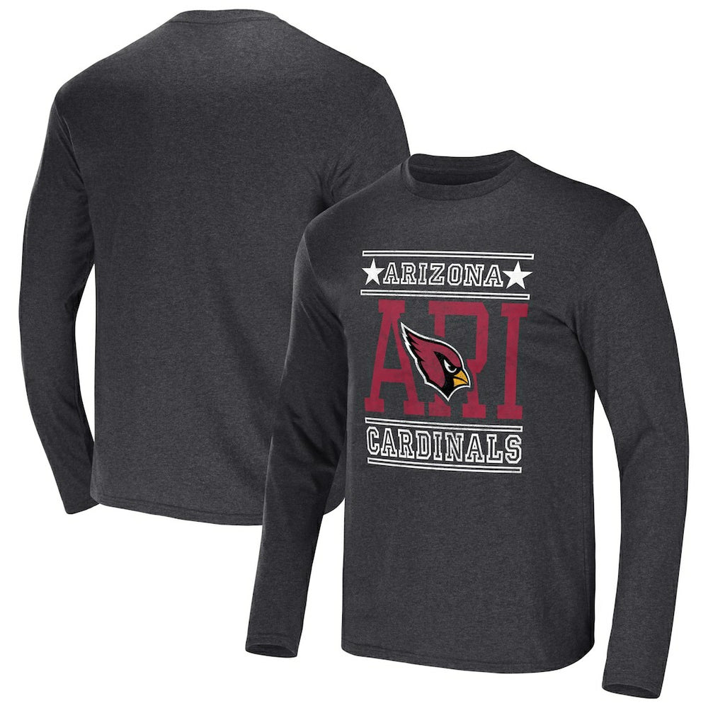 Arizona Cardinals NFL x Darius Rucker Collection Long Sleeve T-Shirt Heathered Charcoal - Fanatics