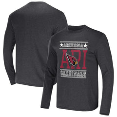 Arizona Cardinals NFL x Darius Rucker Collection Long Sleeve T-Shirt Heathered Charcoal - Fanatics
