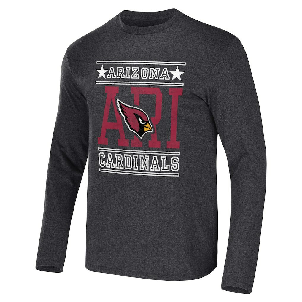 Arizona Cardinals NFL x Darius Rucker Collection Long Sleeve T-Shirt Heathered Charcoal - Fanatics