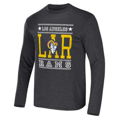 Los Angeles Rams NFL x Darius Rucker Collection Long Sleeve T-Shirt Heathered Charcoal - Fanatics