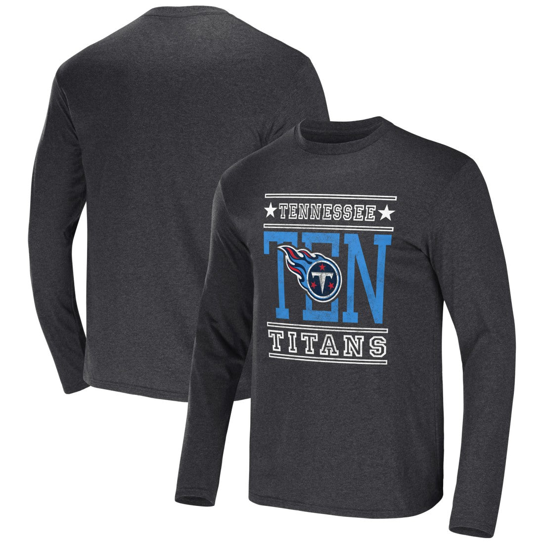 Tennessee Titans NFL x Darius Rucker Collection Long Sleeve T-Shirt Heathered Charcoal - Fanatics