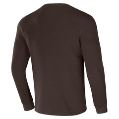 Cleveland Browns NFL x Darius Rucker Collection Long Sleeve Thermal T-Shirt Brown - Fanatics