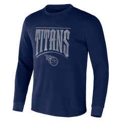 Tennessee Titans NFL x Darius Rucker Collection Long Sleeve Thermal T-Shirt Navy - Fanatics