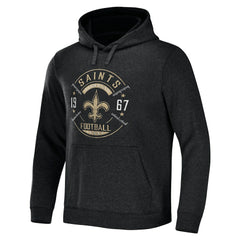 New Orleans Saints NFL x Darius Rucker Collection Radar Pullover Hoodie Heather Charcoal - Fanatics