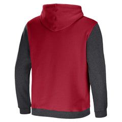 Arizona Cardinals NFL x Darius Rucker Collection Colorblock Pullover Hoodie Cardinal/Charcoal - Fanatics