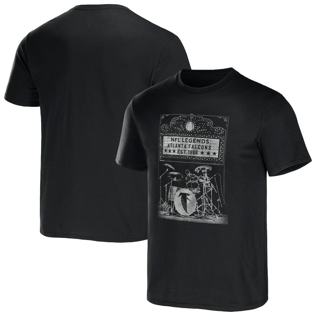 Atlanta Falcons NFL x Darius Rucker Collection Band T-Shirt Black - Fanatics