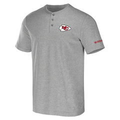 Kansas City Chiefs NFL x Darius Rucker Collection Henley T-Shirt Heather Gray - Fanatics
