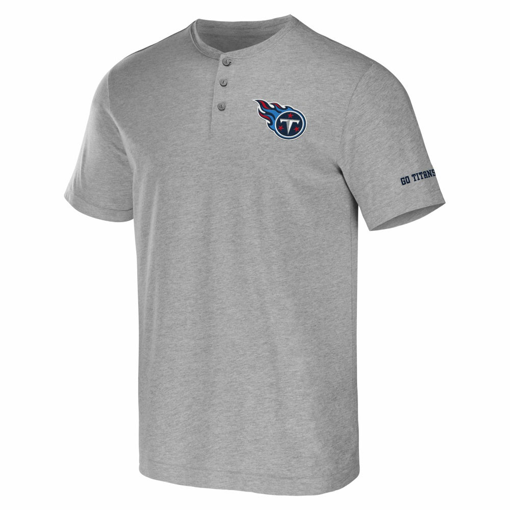Tennessee Titans NFL x Darius Rucker Collection Henley T-Shirt Heather Gray - Fanatics