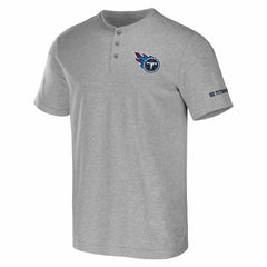 Tennessee Titans NFL x Darius Rucker Collection Henley T-Shirt Heather Gray - Fanatics