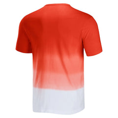 Cleveland Browns NFL x Darius Rucker Collection Dip Dye Pocket T-Shirt Orange/White - Fanatics