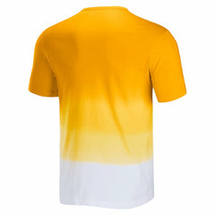 Los Angeles Rams NFL x Darius Rucker Collection Dip Dye Pocket T-Shirt Gold/White - Fanatics