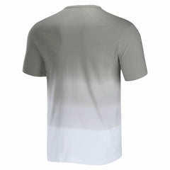 Las Vegas Raiders NFL x Darius Rucker Collection Dip Dye Pocket T-Shirt Silver/White - Fanatics