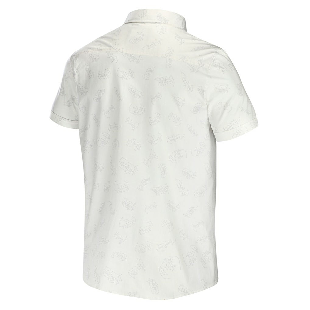 Cincinnati Bengals NFL x Darius Rucker Collection Woven Button-Up T-Shirt White - Fanatics