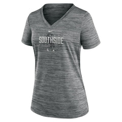 Chicago White Sox Nike Women's City Connect Velocity Practice Performance V-Neck T-Shirt discount
