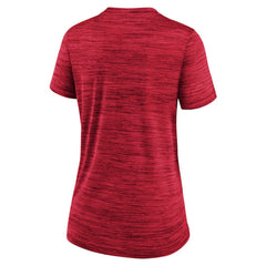 Miami Marlins Nike Women's City Connect Velocity Practice Performance V-Neck T-Shirt Near Me